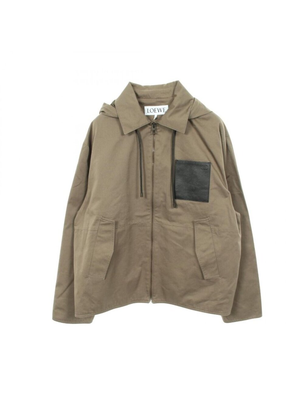Loewe Jacket Hoodie Khaki